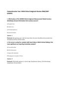Comprehensive Year 2 BSN Clinical Judgment Review 2026&sol;2027&NewLine;UPDATE
