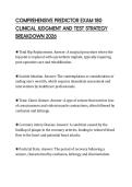 COMPREHENSIVE PREDICTOR EXAM 180&NewLine;CLINICAL JUDGMENT AND TEST STRATEGY&NewLine;BREAKDOWN 2026