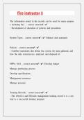 Fire Instructor III &ndash; Exam Questions & Answers Study Guide &vert; 2026
