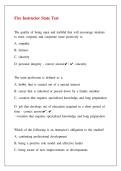 Fire Instructor State Test &ndash; Exam Questions & Answers Study Guide &vert; 2026