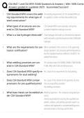 CSA W47&period;1 and CSA W59 EXAM Questions & Answers &vert; With 100&percnt; CorrecAnswers graded A&plus; &lpar;updated 2027&rpar; Guaranteed Success&excl;&excl;