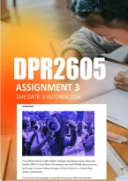 DPR2605 Assignment 3 Portfolio 2026 - Due 8 October 2026