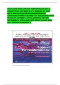 TEST BANK FOR APPLIED PATHOPHYSIOLOGY A CONCEPTUAL APPROACH 4TH EDITION BY JUDI NATH AND CARIE BRAUN COMPREHENSIVE CHAPTER-BY-CHAPTER PRACTICE QUESTIONS WITH DETAILED ANSWERS&comma; EXPLANATIONS&comma; REVIEW RATIONALES&comma; AND COMPLETE STUDY GUIDE 2026 2027 EDITION GRA