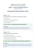 Exam 2 - BIOS252 &sol; BIOS 252 &lpar;Latest 2026 &sol; 2027 EXAM BUNDLE WITH COMPLETE SOLUTIONS &rpar; &colon; Anatomy And Physiology II With Lab - Questions and Verified Answers - Chamberlain