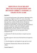 ABFM FINAL EXAM 2026-2027&NewLine;PRACTICE EXAM QUESTIONS AND&NewLine;DETAILED CORRECT ANSWERS &vert; A&plus;&NewLine;GRADE STUDY GUIDE