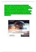 TEST BANK FOR ACCOUNTING INFORMATION SYSTEMS CONNECTING CAREERS SYSTEMS AND ANALYTICS 1ST EDITION BY ARLINE A SAVAGE AND DANIELLE BRANNOCK COMPREHENSIVE ALL CHAPTERS PRACTICE QUESTIONS WITH DETAILED ANSWERS EXPLANATIONS REVIEW RATIONALES AND COMPLETE STUD