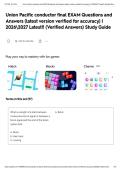 Union Pacific conductor final EXAM Questions and Answers &lpar;latest version verified for accuracy&rpar; &vert; 20262027 Latest&excl;&excl; &lpar;Verified Answers&rpar; Study Guide&NewLine;