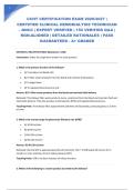 CCHT CERTIFICATION EXAM 2026&sol;2027 &vert; CERTIFIED CLINICAL HEMODIALYSIS TECHNICIAN &ndash; NNCC &vert; EXPERT VERIFIED &vert; 150 VERIFIED Q&A &vert; NGN-ALIGNED &vert; DETAILED RATIONALES &vert; PASS GUARANTEED - A&plus; GRADED