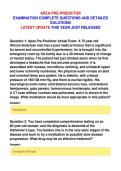 APEA PRE-PREDICTOR&NewLine;EXAMINATION COMPLETE QUESTIONS AND DETAILED&NewLine;SOLUTIONS&NewLine;LATEST UPDATE THIS YEAR JUST RELEASED