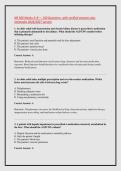NR 568 Weeks 4&ndash;8 &mdash; 100 Questions  with verified answers plus &NewLine;rationales 2026&sol;2027 version 