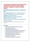 ATI RN CRITICAL THINKING ENTRANCE&sol;EXIT EXAM &ndash;100 QUESTIONS &vert; 40 MINUTES &vert; 100&percnt; CORRECT ANSWERS &ndash; VERIFIED & A&plus; GRADED &ndash; 2025&sol;2026 EDITION