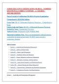 Nurse Executive Certification &lpar;NE-BC&reg;&rpar; &ndash; Verified Questions & Correct Answers &ndash; A&plus; Graded &ndash; 2025&sol;2026 Edition