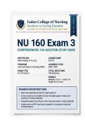 NU 160&sol;NU160 Exam 3 &ndash; Mental Health Concepts &ndash; Actual Q&A &lpar;GCN&rpar; &lpar;Updated PDF&rpar; 
