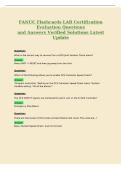 FANUC Flashcards LAB Certification&NewLine;Evaluation Questions&NewLine;and Answers Verified Solutions Latest&NewLine;Update