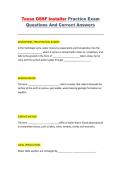 Texas OSSF Installer Practice Exam &ndash; Questions & Answers