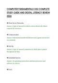 COMPUTER FUNDAMENTALS GS3 COMPLETE&NewLine;STUDY GUIDE AND DIGITAL LITERACY REVIEW&NewLine;2026