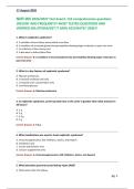 NUR 265 2026&sol;2027 Test Exam1 110 comprehensive questions &NewLine;&vert;RECENT AND FREQUENTLY MOST TESTED QUESTIONS AND &NewLine;VERIFIED SOLUTIONS&sol;GET IT 100&percnt; ACCURATE&excl;&excl; 2026&excl;&excl; 
