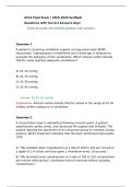          ACLS Final Exam &lpar; 2025-2026 Verified&rpar; &NewLine;         Questions with Correct Answers Keys&NewLine;            100&percnt; Accurate and verified question with answers&NewLine;&NewLine;
