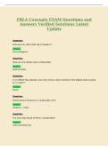 FBLA Concepts EXAM Questions and&NewLine;Answers Verified Solutions Latest&NewLine;Update