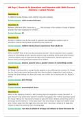 AB&period; Psyc &vert; Exam ch 14 Questions and Answers with 100&percnt; Correct&NewLine;Answers &vert; Latest Version