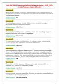ABA SAFMEDS &vert; Assessment Questions and Answers with 100&percnt;&NewLine;Correct Answers &vert; Latest Version