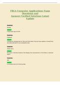 FBLA Computer Applications Exam&NewLine;Questions and&NewLine;Answers Verified Solutions Latest&NewLine;Update