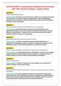 BA 350 EXAM 1 comprehensive Questions and Answers&NewLine;with 100&percnt; Correct Answers &vert; Latest Version