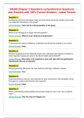 BA350&colon;Chapter 2 Questions comprehensive Questions&NewLine;and Answers with 100&percnt; Correct Answers &vert; Latest Version