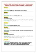 backflow 2025 definitions comprehensive Questions and&NewLine;Answers with 100&percnt; Correct Answers &vert; Latest Version