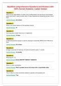 Backflow comprehensive Questions and Answers with&NewLine;100&percnt; Correct Answers &vert; Latest Version
