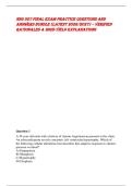 NSG 527 Final Exam Practice Questions and Answers Bundle &lpar;Latest 2026&sol;2027&rpar; &ndash; Verified Rationales & High-Yield Explanations