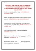FIELDCRAFT 1 FINAL EXAM AND PRACTICE EXAM ACTUAL &NewLine;EXAM COMPLETE ALL 250 QUESTIONS AND CORRECT &NewLine;DETAILED ANSWERS &lpar;VERIFIED ANSWERS&rpar; &vert;ALREADY GRADED &NewLine;A&plus;&vert;&vert;JUST OUT&excl;&excl;&excl; 