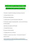 RNSG 2121 Leadership Exam 1 2026&NewLine;Questions and Answers Graded A&plus;
