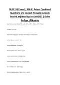 NUR 155 Exam 2&comma; 3 & 4 &vert; Actual Combined Questions and Correct Answers &lpar;Already Graded A&plus;&rpar; New Update 2026&sol;27 &vert; Galen College of Nursing&NewLine;&NewLine;