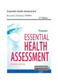 Test Bank - Essential Health Assessment&comma; 2nd Edition &lpar;Thompson&comma; 2022&rpar;&comma; Chapter 1-24 Fully Covered 2026&sol;2027
