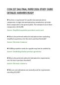 CON 237 DAU FINAL PAPER 2026 STUDY GUIDE&NewLine;DETAILED ANSWERS READY