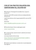 CON 237 DAU PRACTICE EVALUATION 2026&NewLine;QUESTION BANK FULL SOLUTION SET&NewLine;