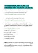 CON 1100 ACTUAL TEST PAPER 2026&NewLine;QUESTIONS WITH SOLUTIONS GRADED A&plus;