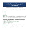 Certified Floodplain Manager Exam &ndash; Questions & Answers