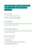 CON 1100V UNIT 3 ACTUAL TEST PAPER&NewLine;2026 QUESTIONS WITH SOLUTIONS&NewLine;GRADED A&plus;