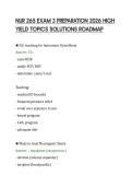NUR&lowbar;265&lowbar;EXAM&lowbar;3&lowbar;PREPARATION&lowbar;2026&lowbar;HIGH&lowbar;YIELD&lowbar;TOPICS&lowbar;SOLUTIONS&lowbar;ROADMAP&period;pdf