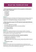 Milady Nail Technology Exam &ndash; Questions & Answers