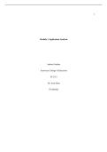 EL 5123 Module 2 Application-Analysis &vert; 2026 Update with complete solutions - American College of Education&period;