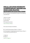 NUR&lowbar;631&lowbar;ADVANCED&lowbar;PHYSIOLOGY&lowbar;PATHOPHYSIOLOGY&lowbar;MIDTERM&lowbar;2026&lowbar;STUDY&lowbar;GUIDE&period;pdf
