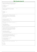 TMC Practice Exam B 2026&ndash;2027 &vert; NBRC Respiratory Therapy Practice Questions & Verified Answers &vert; Complete TMC Certification Exam Prep