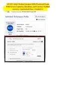 ATI RN Adult Medical Surgical 2026 Proctored Exam With screenshots&comma; Questions&comma; and correct&comma; verified answers&period; Guaranteed pass &sol;Graded A&plus;