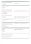 NBRC TMC Practice Questions 2026&ndash;2027 &vert; Therapist Multiple-Choice Exam Practice Test & Verified Answers &vert; Complete Respiratory Therapy Exam Prep