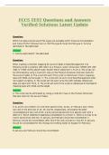 FCCS TEST Questions and Answers&NewLine;Verified Solutions Latest Update