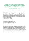 Final Exam&colon; NSG 432 &sol; NSG432 &lpar;2027 Update&rpar; Nursing Care of the Childbearing Family &vert; Questions & Answers