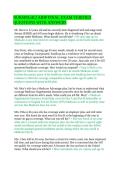 NURSING 412 AHIP Final Exam &vert; Practice Questions & Answers
